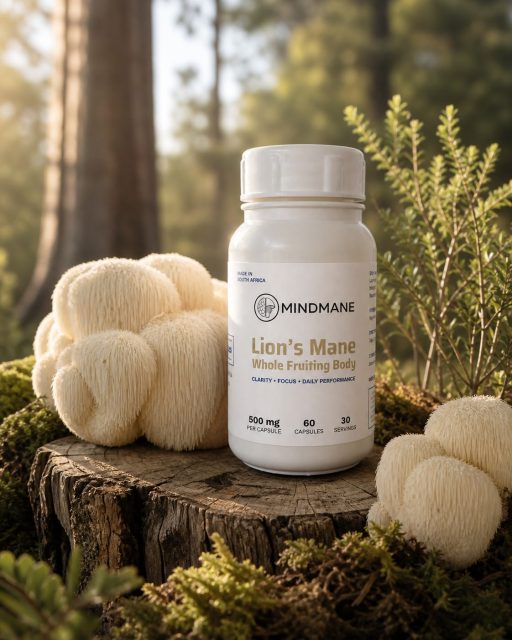 MindMane Lion's Mane 60 capsule bottle
