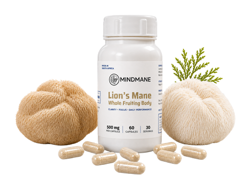 MindMane Lion's Mane 60 capsule bottle